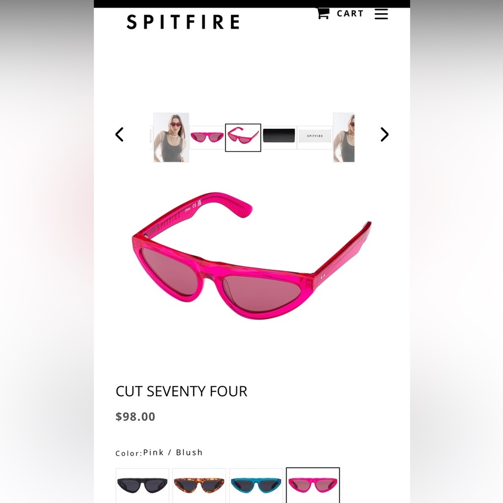 Pink sunglasses